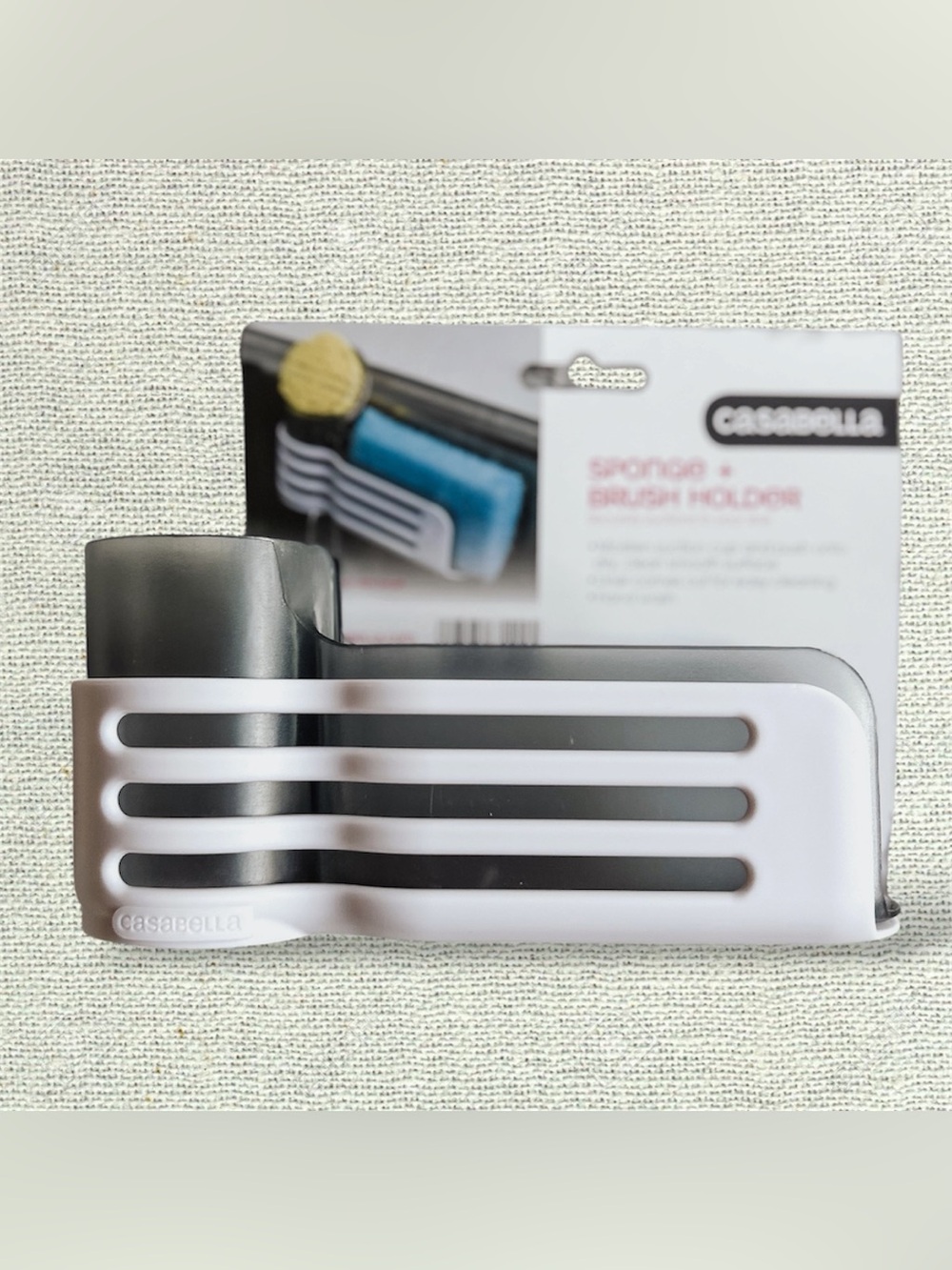 NEW Kitchen Sink Sponge & Dish Brush Holder Organizer